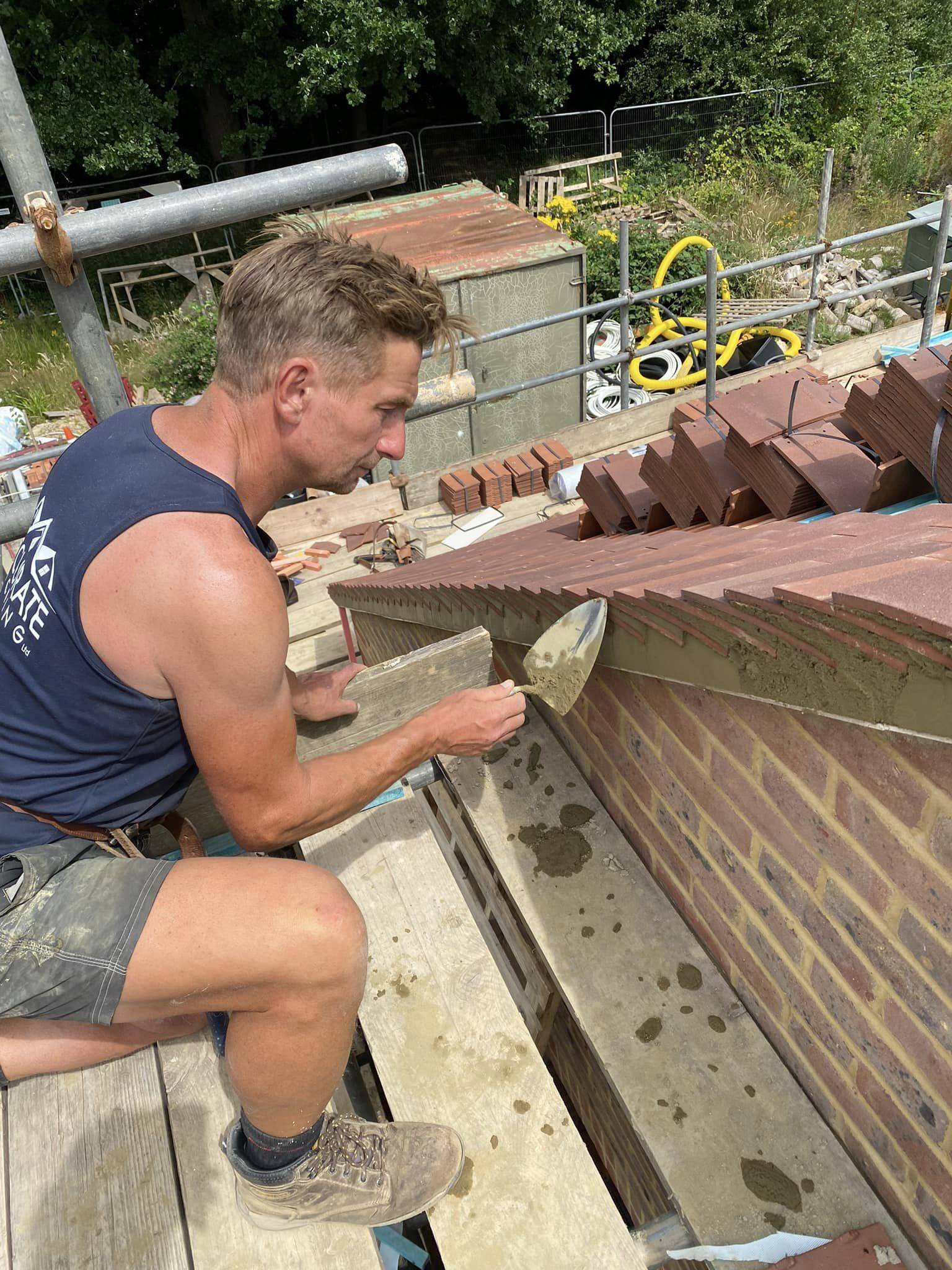 uPVC fascia and soffit installation close-up on residential property